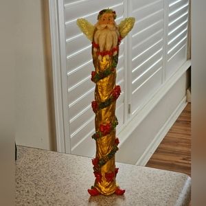 Ganz Resin Pencil Santa 12"